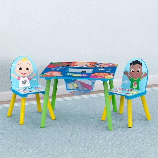 Delta Children CoComelon Kids Table & 2 Chairs Set with Storage | 24" x 24" x 17.72" | Michaels®